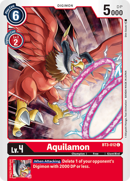 Aquilamon [BT3-012] [Release Special Booster Ver.1.5] | The Time Vault CA