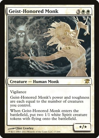 Geist-Honored Monk [Innistrad] | The Time Vault CA