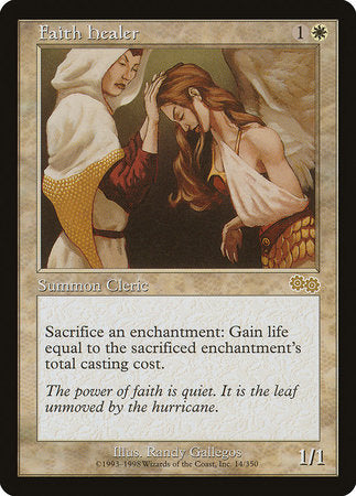 Faith Healer [Urza's Saga] | The Time Vault CA