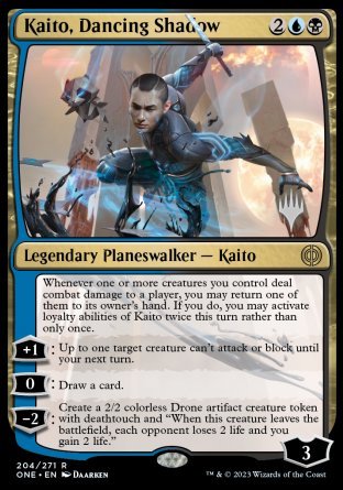 Kaito, Dancing Shadow (Promo Pack) [Phyrexia: All Will Be One Promos] | The Time Vault CA