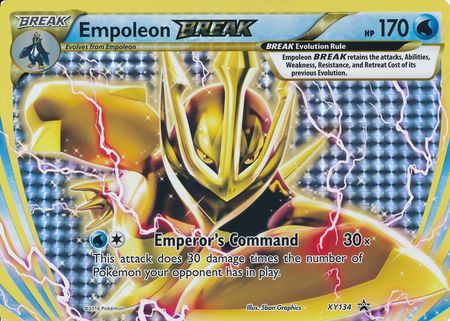 Empoleon BREAK (XY134) (Jumbo Card) [XY: Black Star Promos] | The Time Vault CA