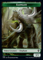 Elephant // Soldier Token [Commander Legends Tokens] | The Time Vault CA