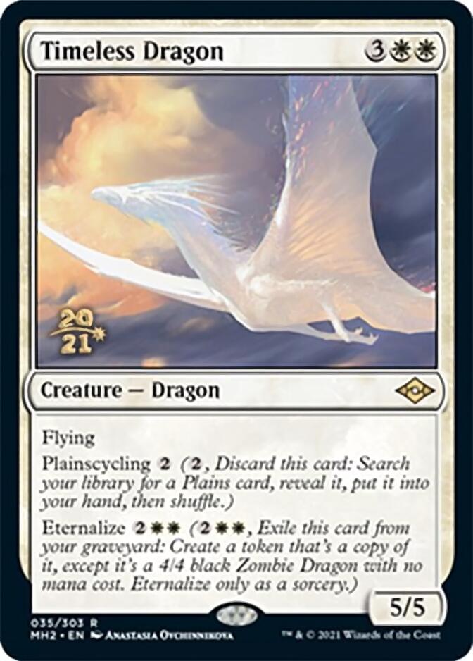 Timeless Dragon [Modern Horizons 2 Prerelease Promos] | The Time Vault CA