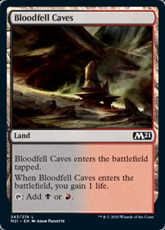 Bloodfell Caves [Core Set 2021] | The Time Vault CA