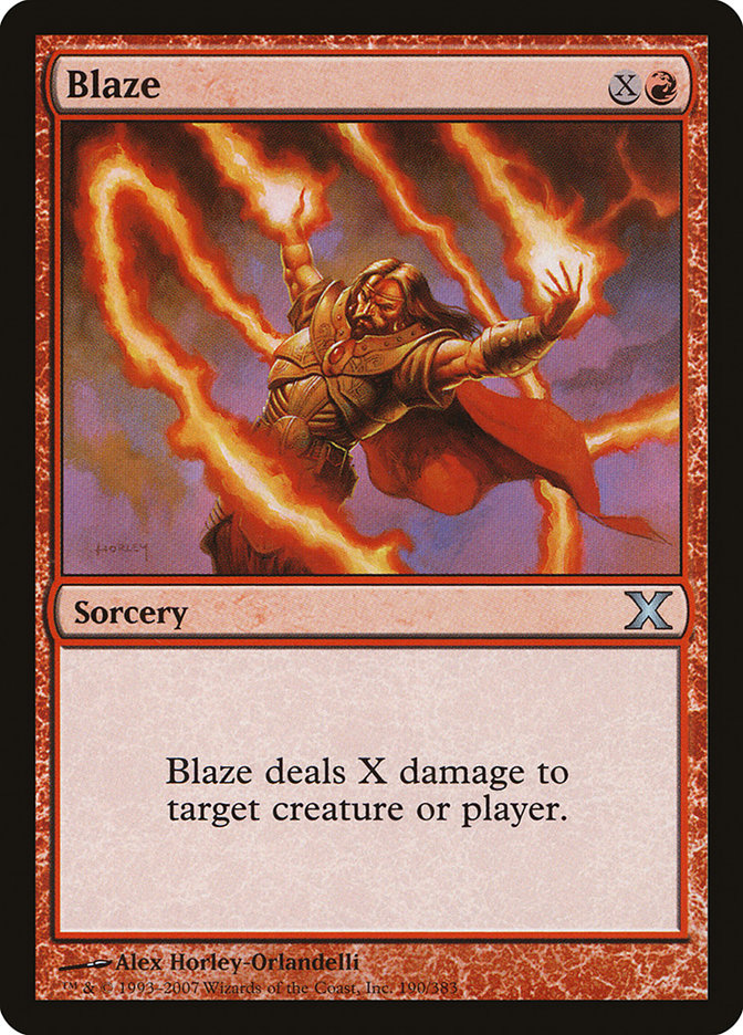 Blaze [Tenth Edition] | The Time Vault CA