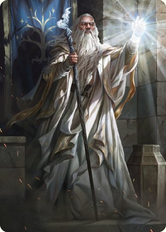 Gandalf the White Art Card [The Lord of the Rings: Tales of Middle-earth Art Series] | The Time Vault CA