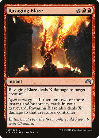 Ravaging Blaze [Magic Origins] | The Time Vault CA