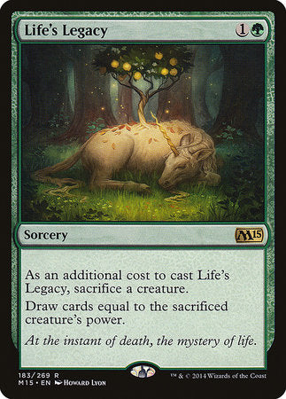 Life's Legacy [Magic 2015] | The Time Vault CA
