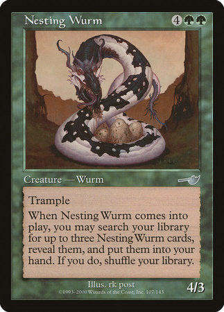 Nesting Wurm [Nemesis] | The Time Vault CA