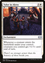 Valor in Akros [Double Masters] | The Time Vault CA