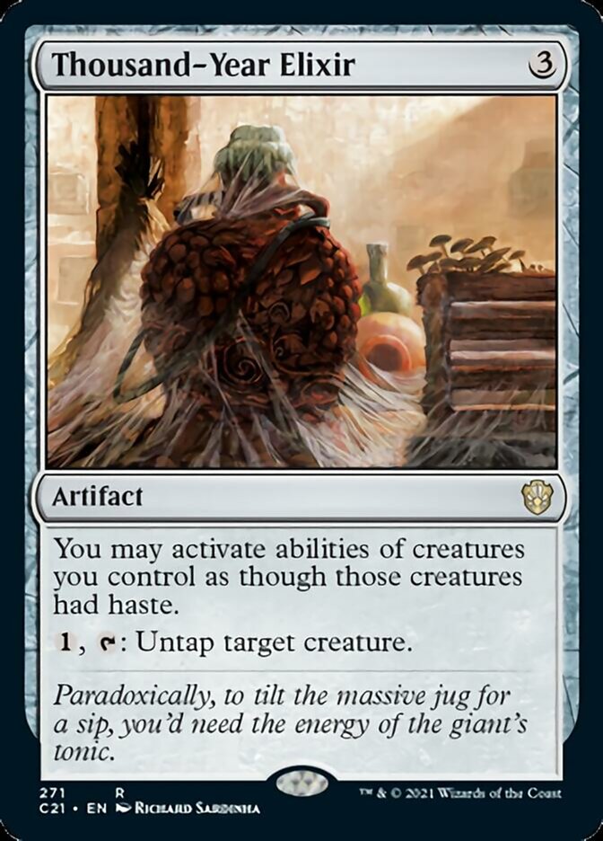 Thousand-Year Elixir [Commander 2021] | The Time Vault CA