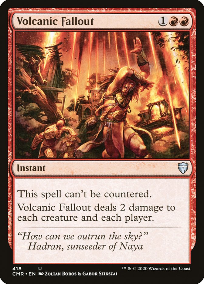 Volcanic Fallout [Commander Legends] | The Time Vault CA