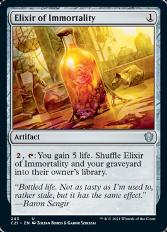 Elixir of Immortality [Commander 2021] | The Time Vault CA