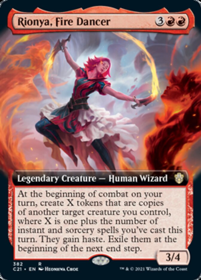 Rionya, Fire Dancer (Extended) [Commander 2021] | The Time Vault CA
