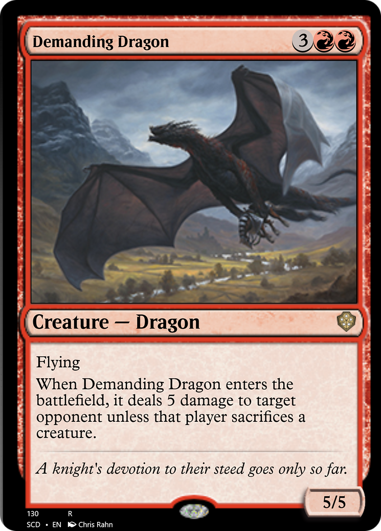 Demanding Dragon [Starter Commander Decks] | The Time Vault CA