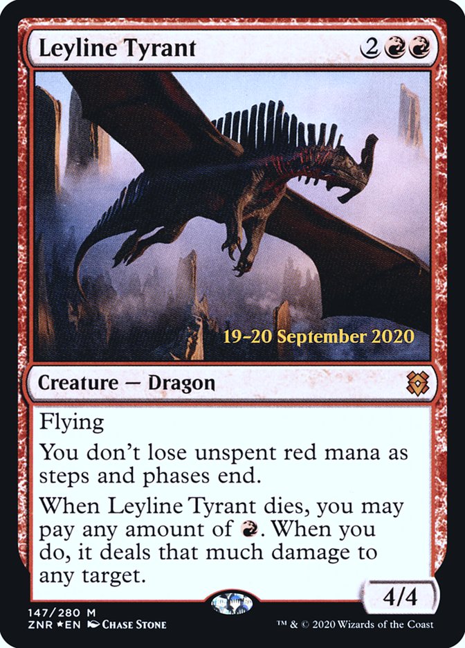 Leyline Tyrant  [Zendikar Rising Prerelease Promos] | The Time Vault CA