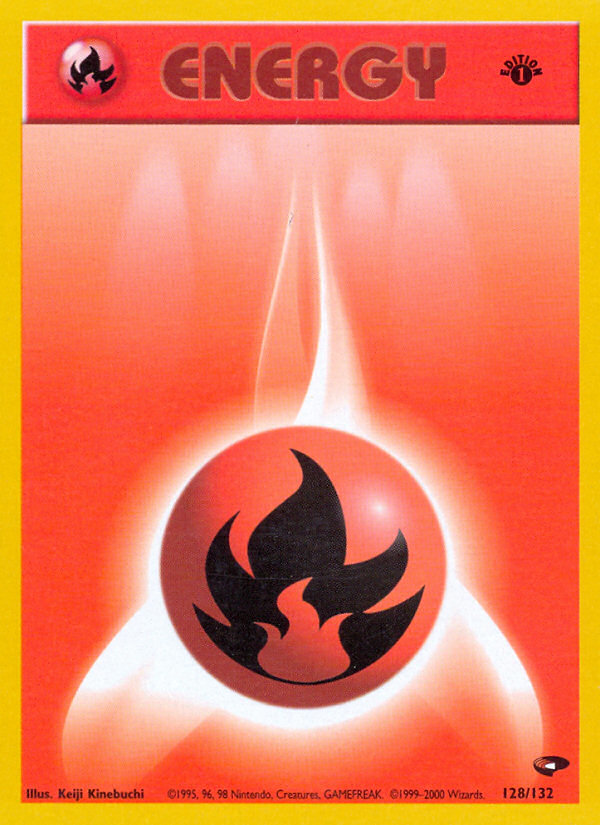 Fire Energy (128/132) [Gym Challenge 1st Edition] | The Time Vault CA