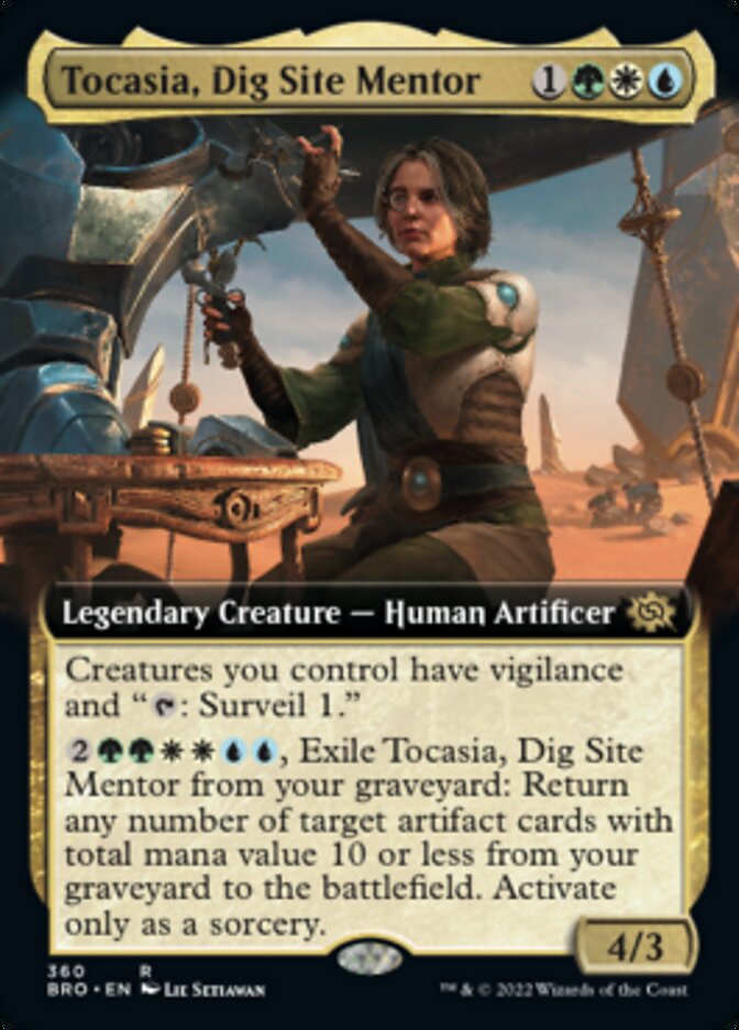 Tocasia, Dig Site Mentor (Extended Art) [The Brothers' War] | The Time Vault CA