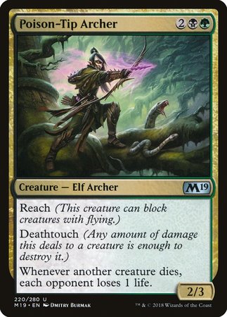 Poison-Tip Archer [Core Set 2019] | The Time Vault CA