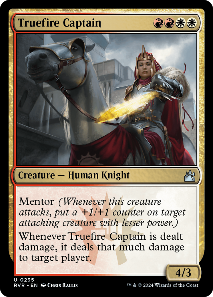 Truefire Captain [Ravnica Remastered] | The Time Vault CA