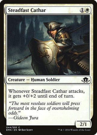 Steadfast Cathar [Eldritch Moon] | The Time Vault CA