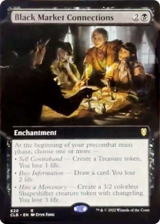 Black Market Connections (Extended Art) [Commander Legends: Battle for Baldur's Gate] | The Time Vault CA