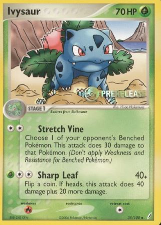 Ivysaur (35/100) (Prerelease Promo) [Nintendo: Black Star Promos] | The Time Vault CA