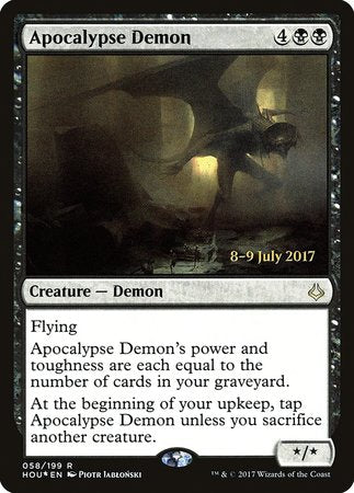 Apocalypse Demon [Hour of Devastation Promos] | The Time Vault CA