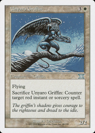 Unyaro Griffin [Classic Sixth Edition] | The Time Vault CA