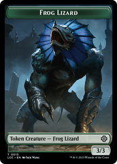 Frog Lizard // Merfolk (0003) Double-Sided Token [The Lost Caverns of Ixalan Commander Tokens] | The Time Vault CA