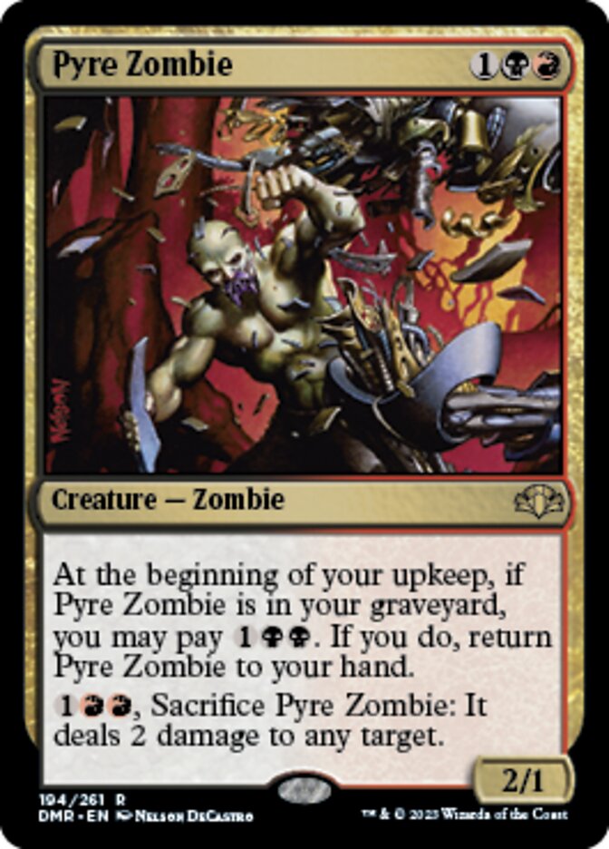 Pyre Zombie [Dominaria Remastered] | The Time Vault CA