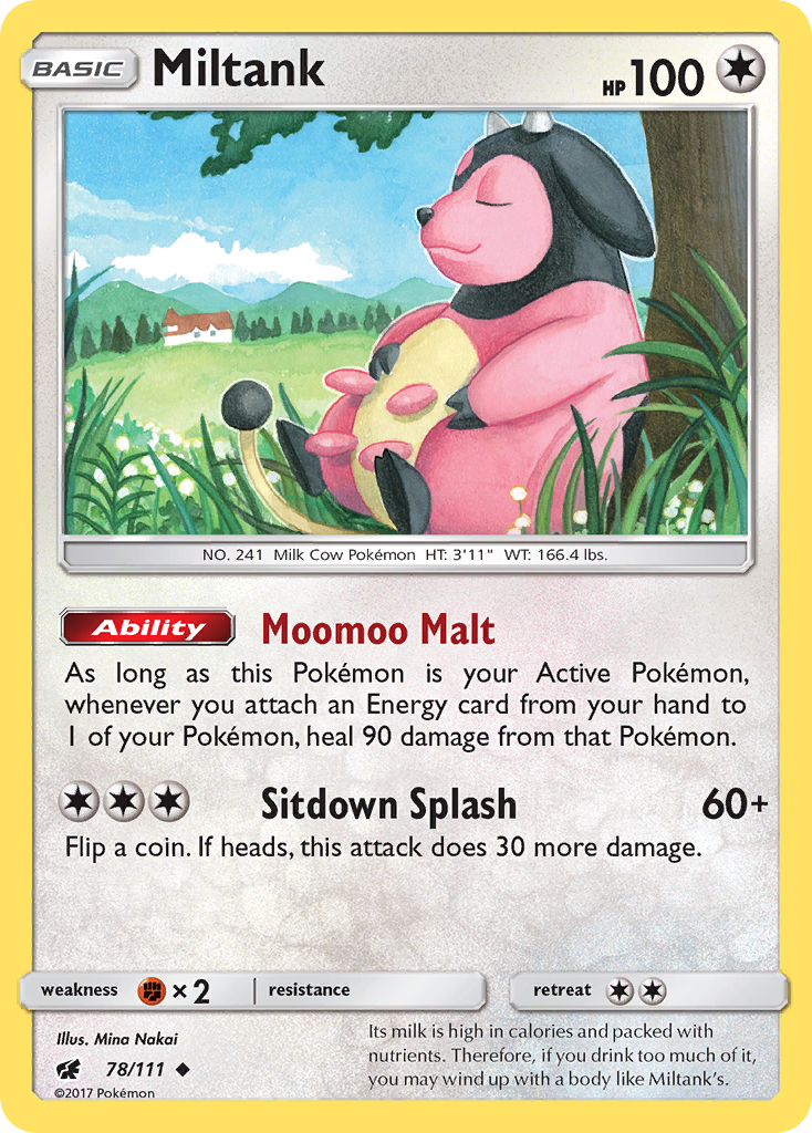 Miltank (78/111) [Sun & Moon: Crimson Invasion] | The Time Vault CA