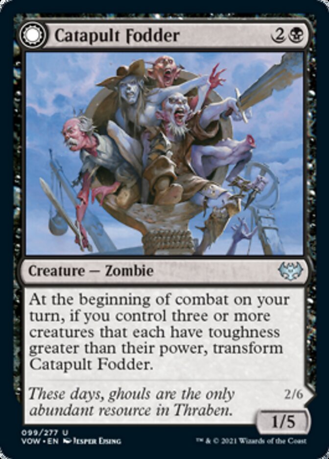 Catapult Fodder // Catapult Captain [Innistrad: Crimson Vow] | The Time Vault CA