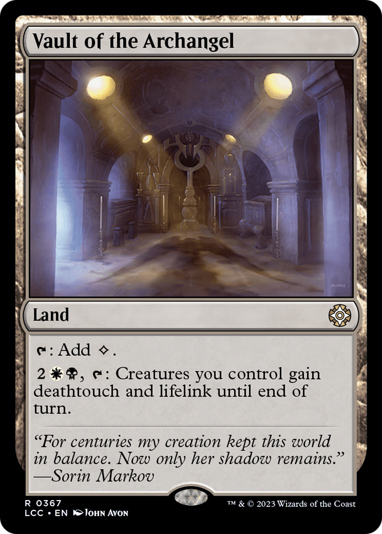 Vault of the Archangel [The Lost Caverns of Ixalan Commander] | The Time Vault CA