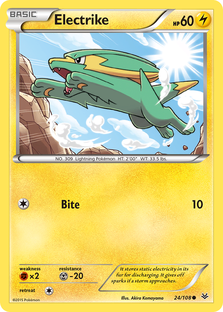 Electrike (24/108) [XY: Roaring Skies] | The Time Vault CA