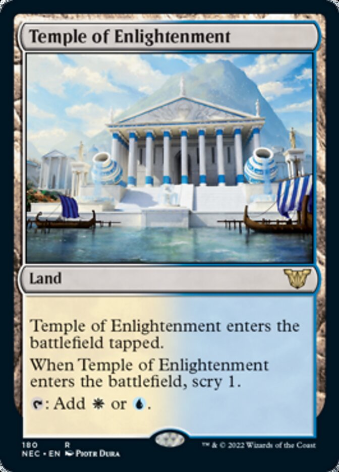 Temple of Enlightenment [Kamigawa: Neon Dynasty Commander] | The Time Vault CA