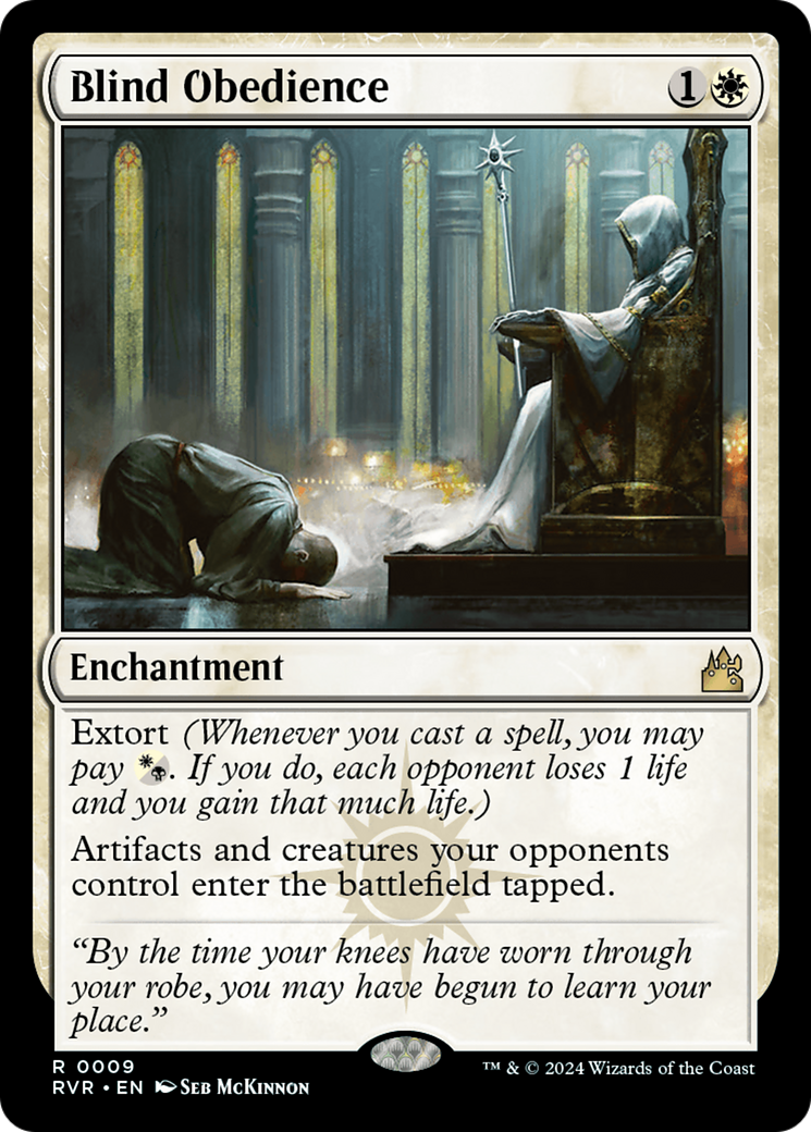 Blind Obedience [Ravnica Remastered] | The Time Vault CA