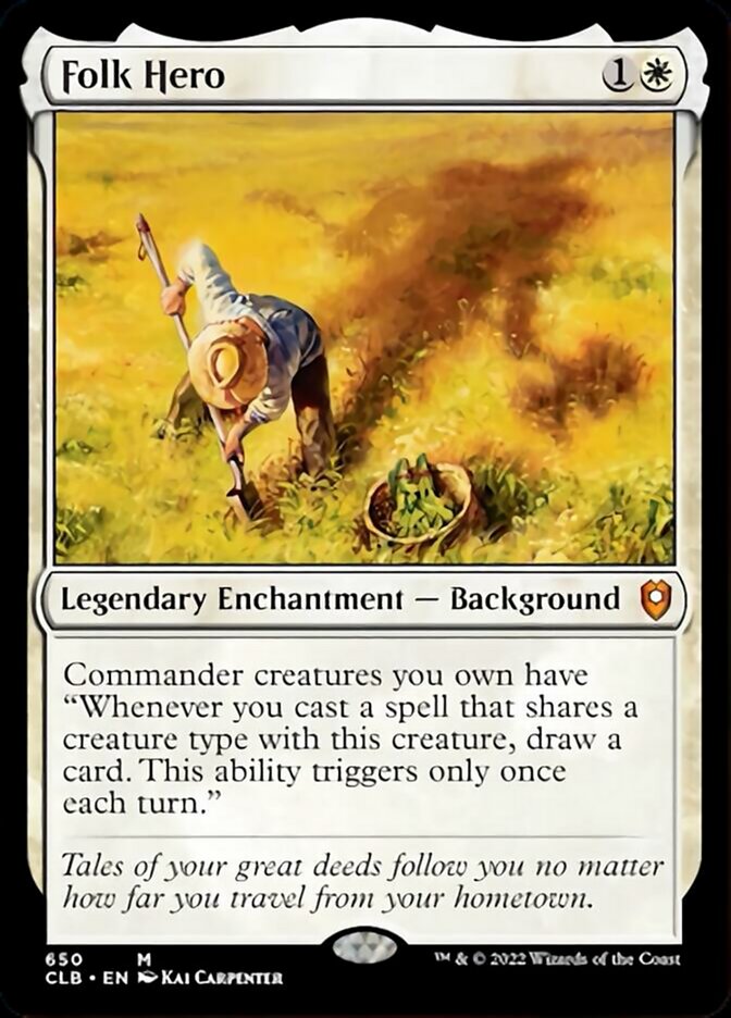 Folk Hero [Commander Legends: Battle for Baldur's Gate] | The Time Vault CA