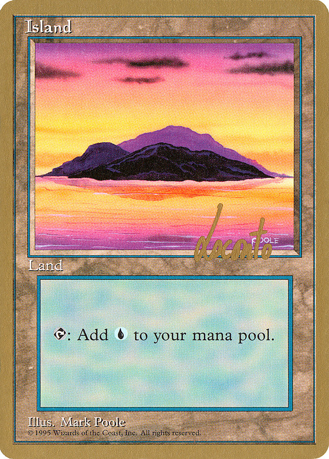 Island (ml368) (Michael Loconto) [Pro Tour Collector Set] | The Time Vault CA