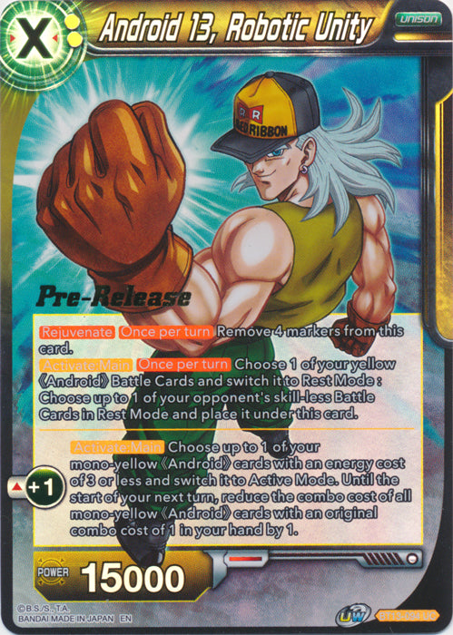 Android 13, Robotic Unity (BT13-094) [Supreme Rivalry Prerelease Promos] | The Time Vault CA