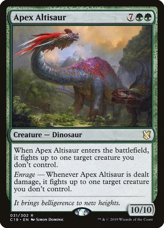 Apex Altisaur [Commander 2019] | The Time Vault CA