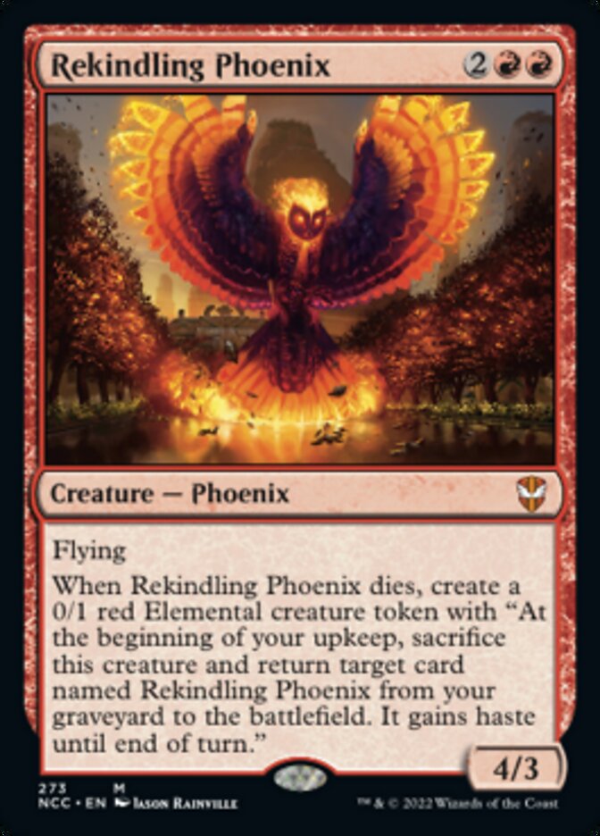 Rekindling Phoenix [Streets of New Capenna Commander] | The Time Vault CA