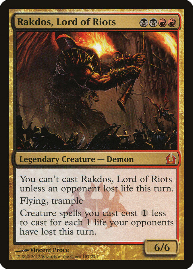 Rakdos, Lord of Riots [Return to Ravnica] | The Time Vault CA