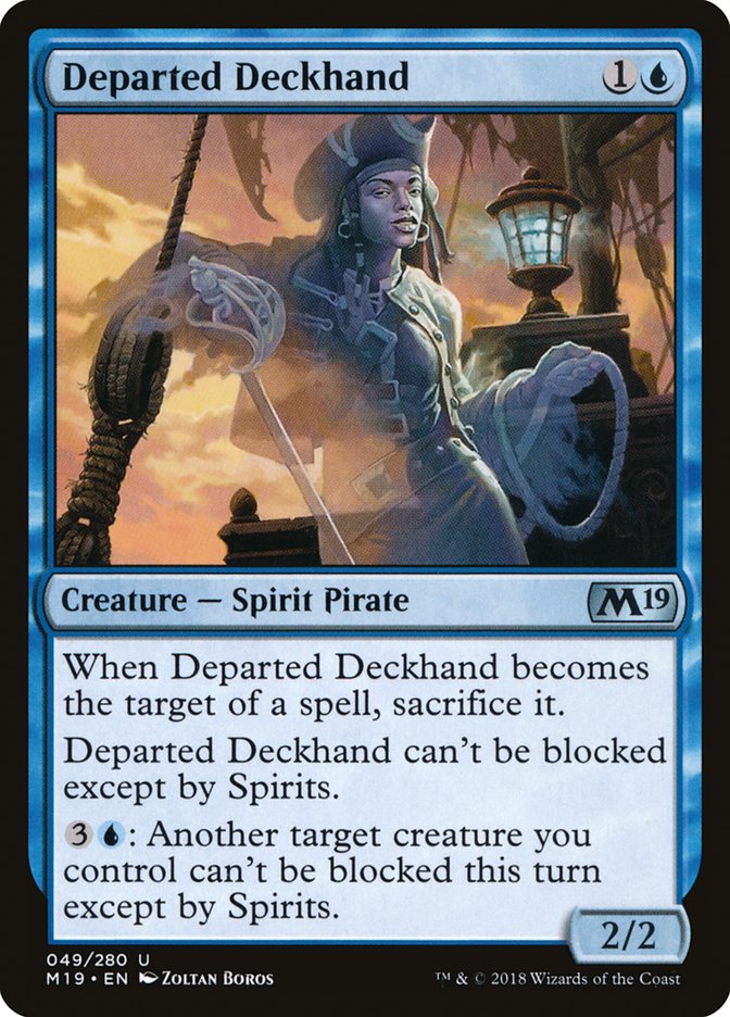 Departed Deckhand [Core Set 2019] | The Time Vault CA