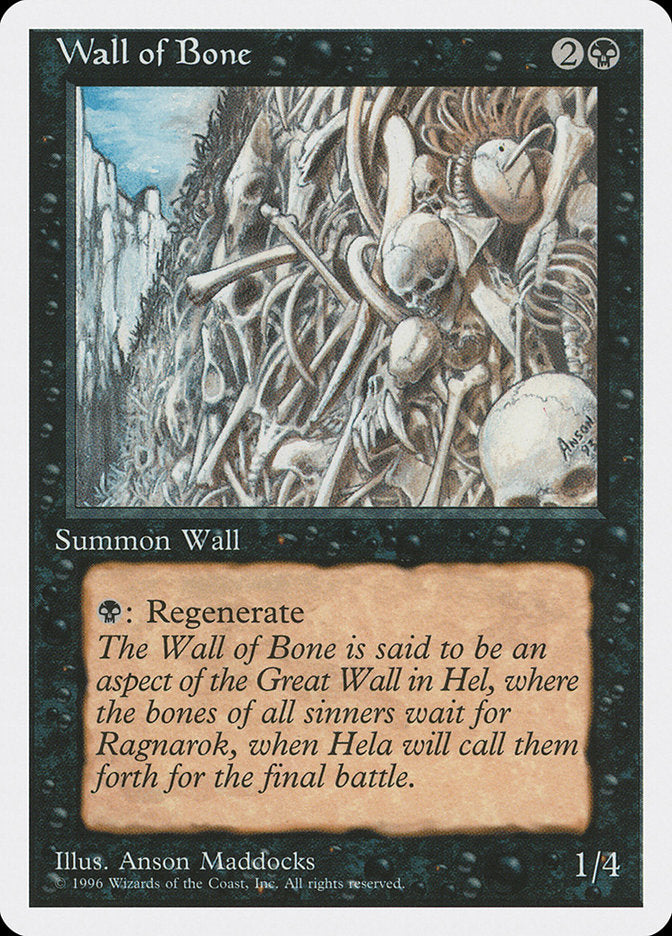 Wall of Bone [Introductory Two-Player Set] | The Time Vault CA