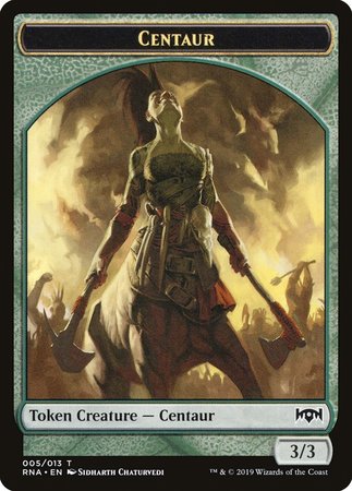 Centaur Token [Ravnica Allegiance Tokens] | The Time Vault CA