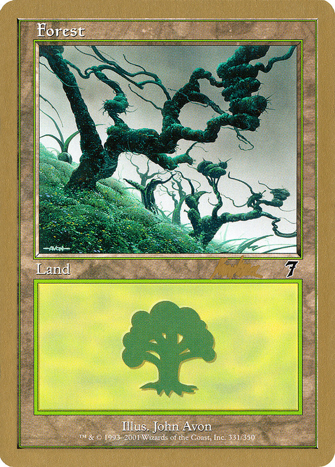 Forest (bk331) (Brian Kibler) [World Championship Decks 2002] | The Time Vault CA