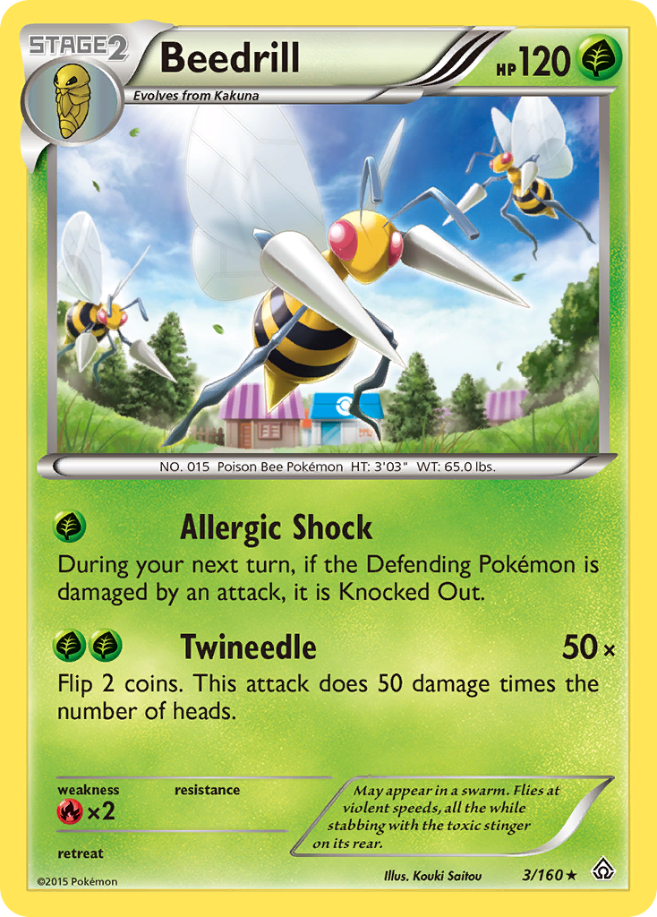 Beedrill (3/160) [XY: Primal Clash] | The Time Vault CA