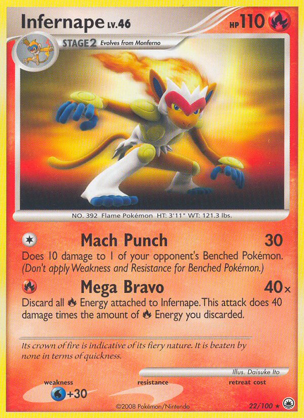 Infernape (22/100) [Diamond & Pearl: Majestic Dawn] | The Time Vault CA