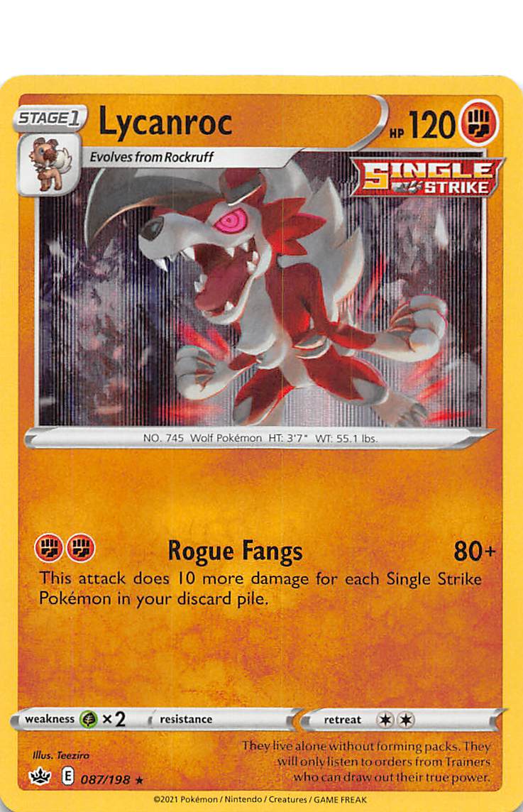 Lycanroc (087/198) [Sword & Shield: Chilling Reign] | The Time Vault CA